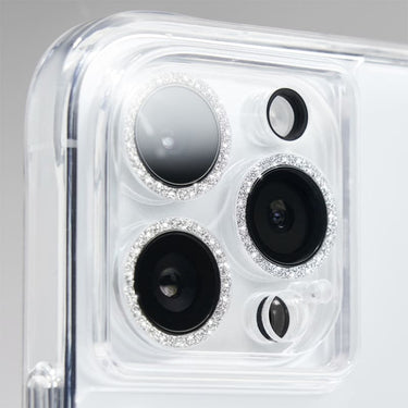 Case-Mate Lens Protector For iPhone 14 Pro, 14 Pro Max Sparkle Silver